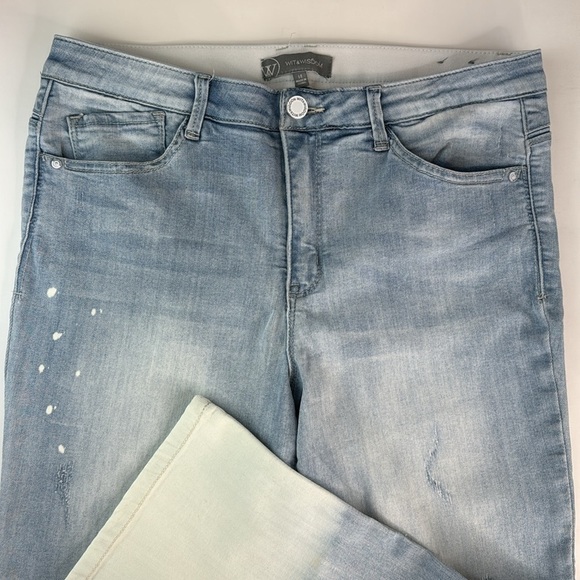 Wit & Wisdom Ab’Solution High Waist Dipped Girlfriend Jeans - Picture 3 of 17